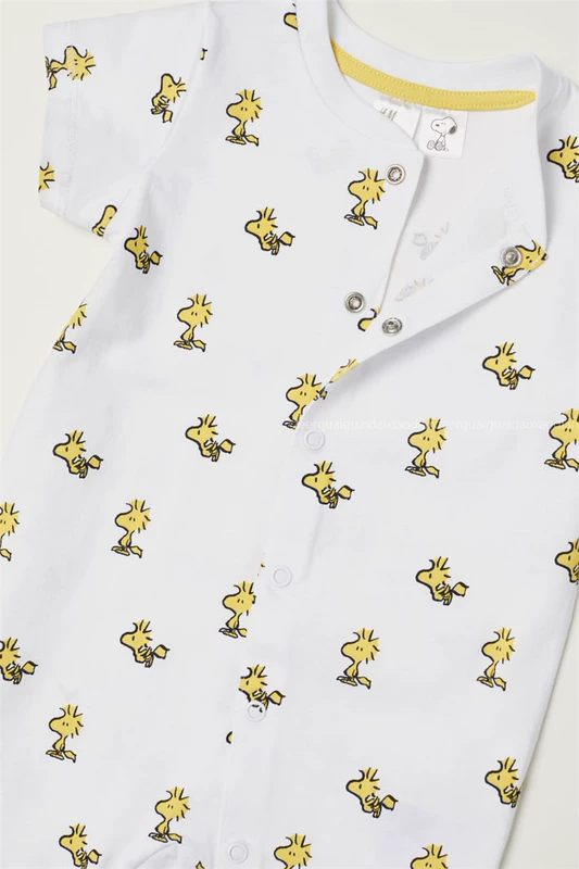 Spot H & M Chính hãng Counter Kids 18 Summer Men and Women Baby Cartoon Short Short Jumpsuits Jumpsuit 2 áo khoác dày cho bé mùa đông