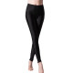 ຜ້າໄຫມແມ່ຍິງ Glossy Outer Wear leggings Thin Yoga Women's Slim Fit Small Feet Nine-Point Large Size Pants Fluorescent Solid Color