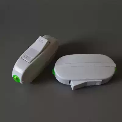 Bedside switch hand pinch single open double cut double switch cover household bulb hand press mini button wiring hand press