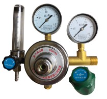 YQAr-224 pipeline argon pressure reducer with flow meter type) 60L large flow pressure reducer AR valve all copper