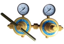 Hydrogen pressure reducer two-stage YQQ-11 type QQJ-11 hydrogen pipeline pressure reducer large flow double stage pipeline