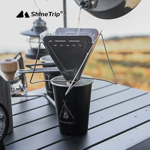 Дорожный портативный кофейный бокал для кемпинга из нержавеющей стали, чайная чашка для путешествий, комплект, нержавеющая сталь AISI 304