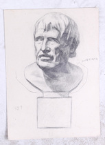 Sketch plaster sketch still life plaster head portrait copy sketch pirate plaster head sketch 4 open still life painting