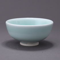 Ceramic bowl shadow celadon porcelain bowl tea bowl rice bowl ceramic pottery works small rice bowl hand-drawn pottery