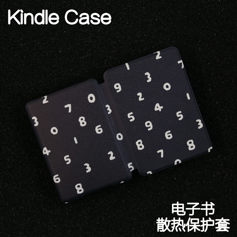 Black Background Kindle Protective Case Paperwhite 4/3/2 New Model Kpw5/4 Youth Version Kinddel558 Entry-Level Version Migu Version X Soft Shell E-Book Reader Leather Case 958 Soft