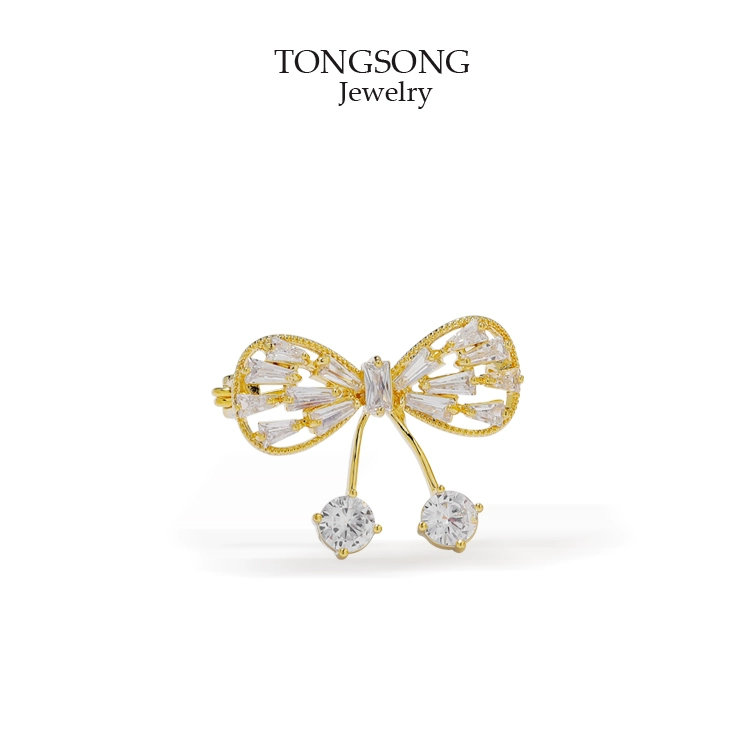 TONGSONG khóa chống chói ghim cổ áo ghim nơ nút ghim cố định quần áo trang trí trâm cài dễ thương Nhật Bản nữ - Trâm cài