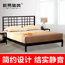 European double bed 1 5 meters 1 8 meters Wrought iron bed Iron bed frame Ethnic style Iron bed Princess bed Iron frame bed Childrens bed