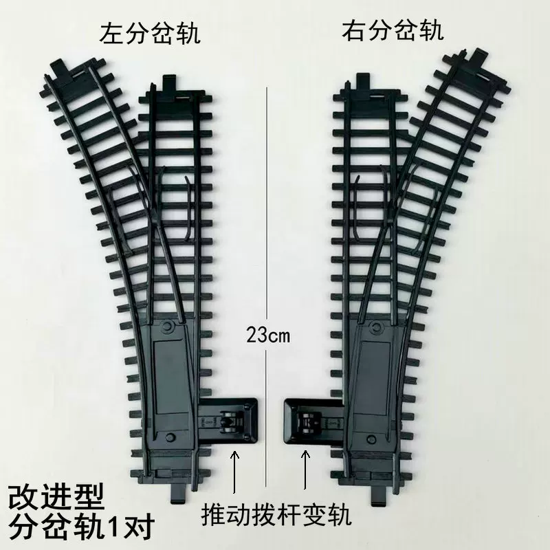 Realistic toy railed, electric train model for boys