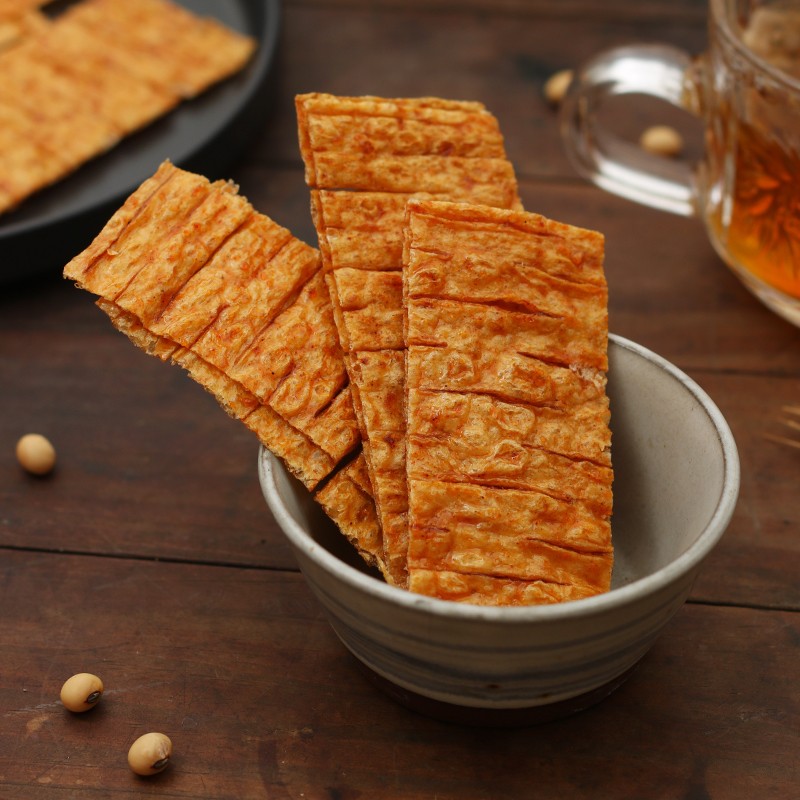 Thai imports of snacks mixed with Doris Spicy Strips of Squid Slices sea Tweed Garlic Dried Squid seafood snack 20g