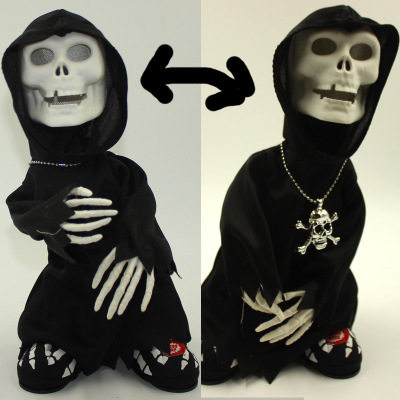 Halloween Decoration Props Horror Dancing Skeleton Dancing Ghost Funny Toys Halloween Decoration