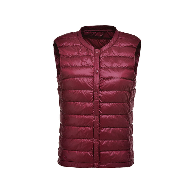 Không có cổ áo mỏng xuống vest vest nam và nữ ngắn vài mẫu siêu nhẹ siêu mỏng mặc quần áo trung niên áo khoác nam hàng hiệu
