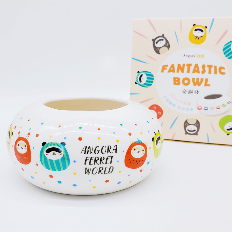 Angoruangruma Snow Pediatrics Pet Minke Basin Chic Bowl anti-planing bowl Bowl Food Bowl