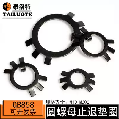 GB858 Stop washer for round nut, stop washer, lock washer, lock washer, 10 12 20 27 30-, 300