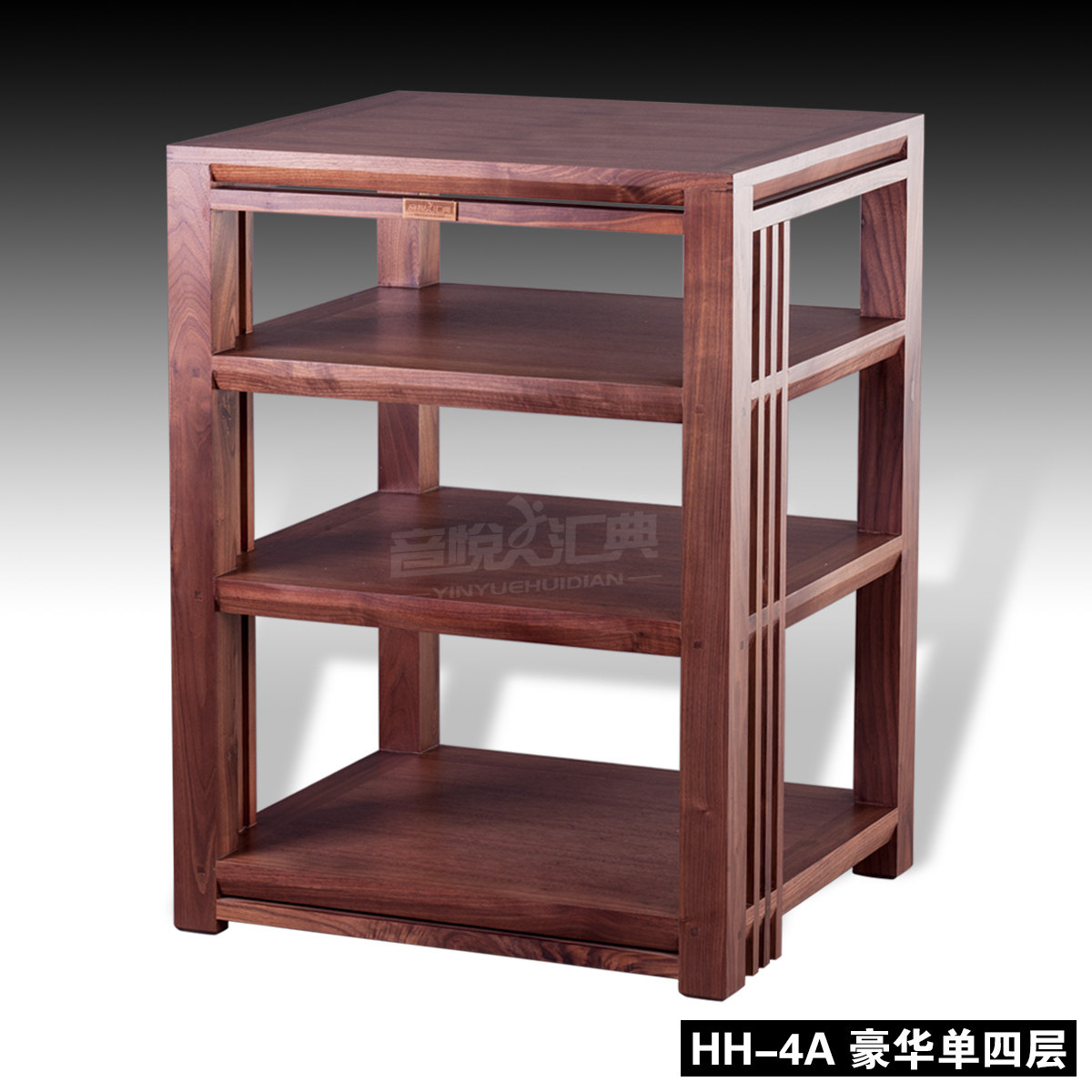 Sound Yue Hui Dian HH-4A luxury single four-layer solid wood rack Audio rack Audio rack equipment rack Power amplifier rack
