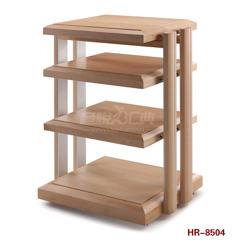 Yue YueDian Rack FE HR-8504 Advanced Solid Wood Audio Rack Audio Rack Audio Rack Audio Cabinet Equipment Rack