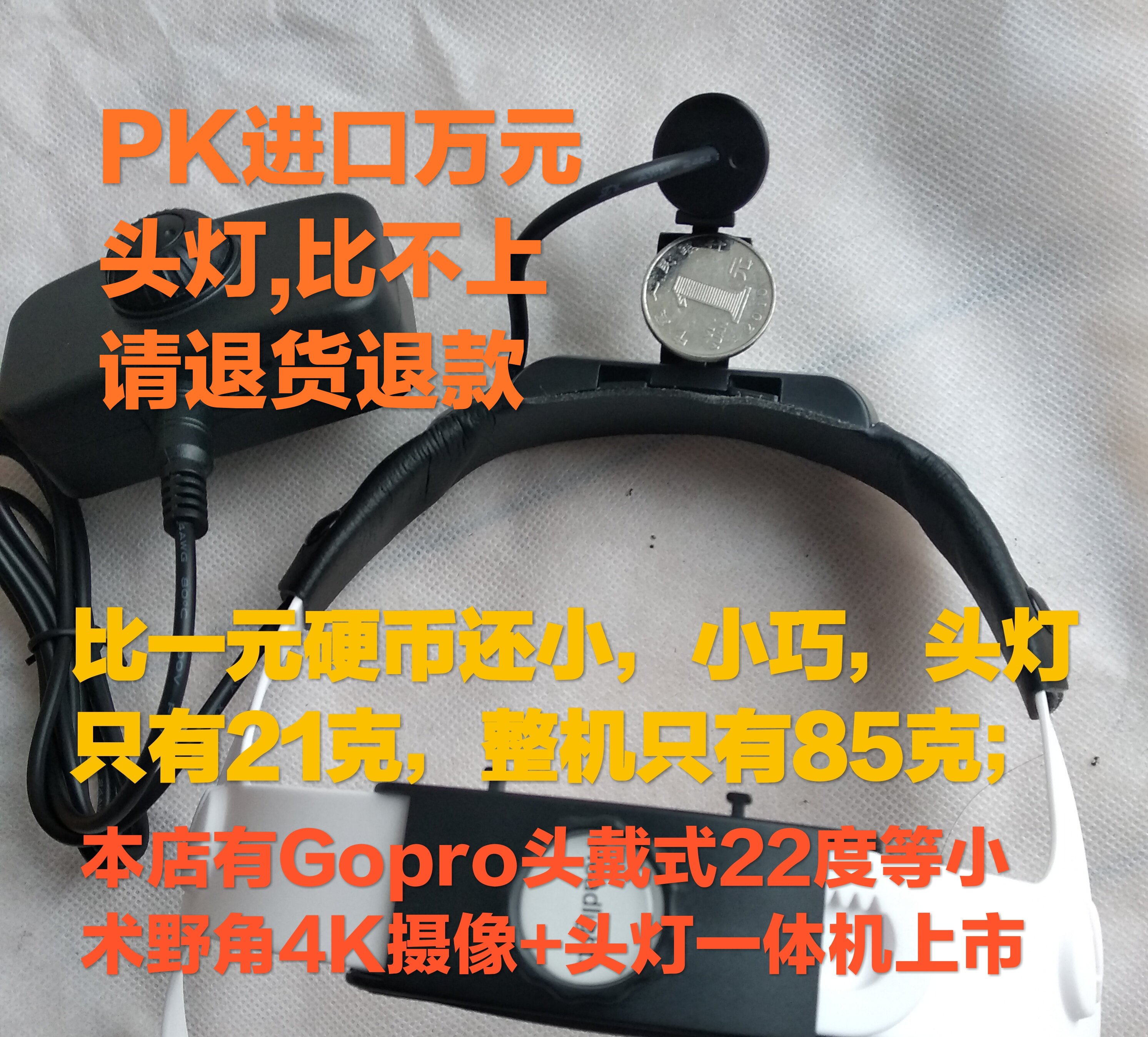 Surgical Headlights Headwear High Performance High Brightness LED Check Headlights Forehead Light Eye Clip Check Fit Videography