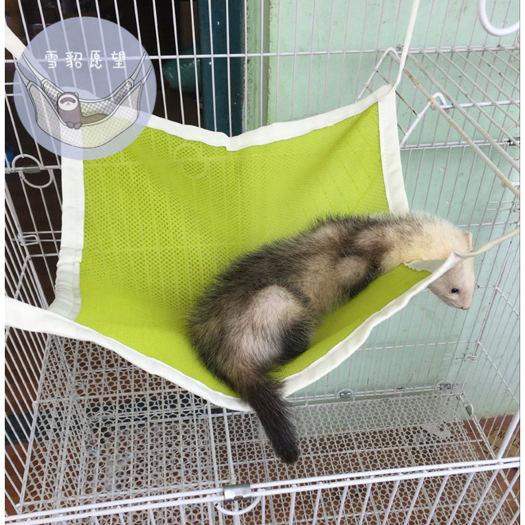 Pet Mink Hammock Summer Squirrel Mink Ferret Toy Net Hammock Sleeping Nest Marcher Cooling Summer Hammock