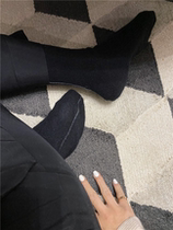 Its a surprise @ soup 2004 solid color deodorant winter socks 18 stitches sweat-free pure cashmere stockings