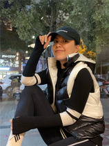 Wild single product@Tangtang 2004 large goose down light and warm short down jacket hooded vest female 2020 autumn and winter