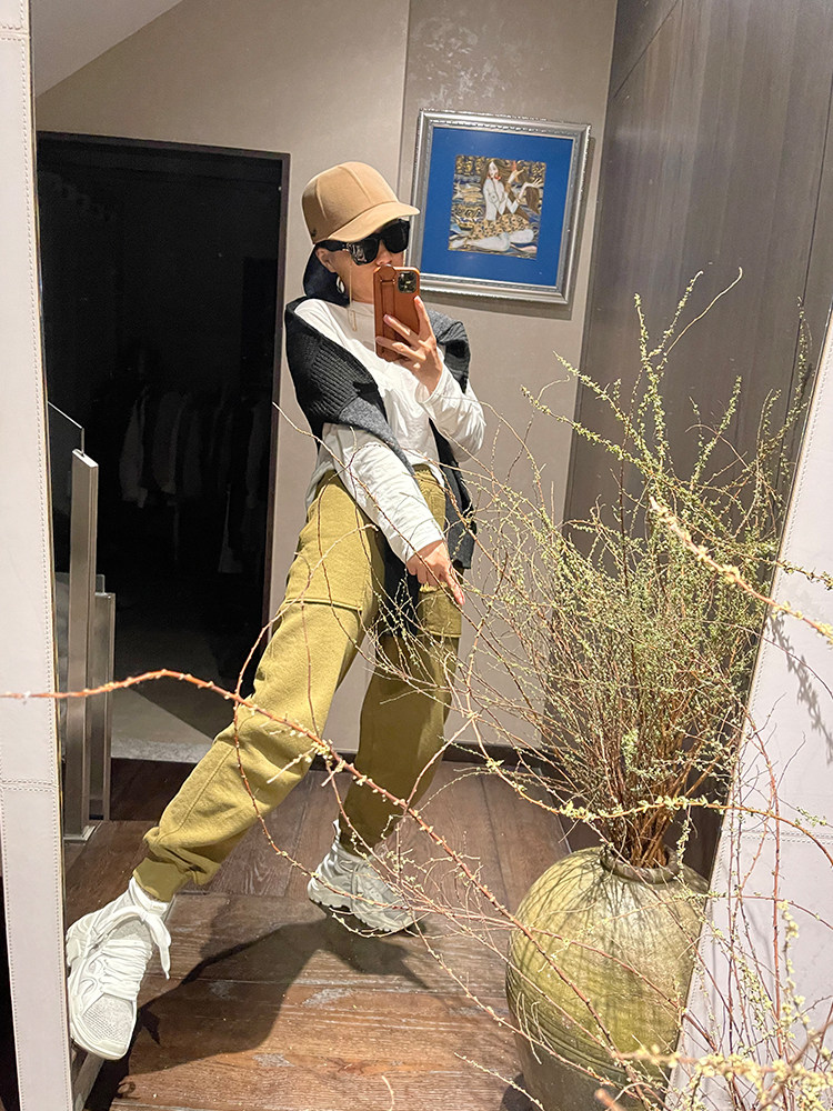 Tangtang Custom Fabric Wafer Cotton Threaded Closure Casual Pants Loose Tie-up Lace Up Sports Pants Women's Casual Pants