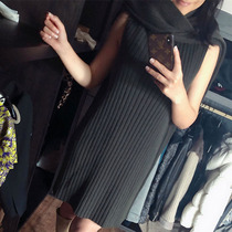 A set of collocation is Nice@Tang Tang 2004 pure cashmere knitted sweater dress children 2020 autumn new products