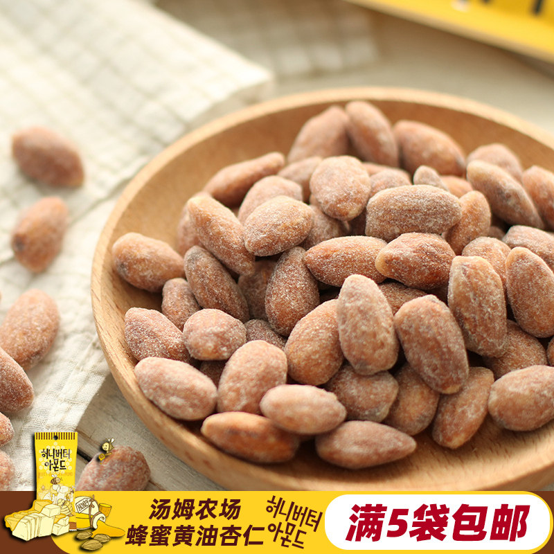South Korea Imports Snacks Tom Farm Honey Cream Almond Cashew Batan Wood Walnut Nut Casual Snack