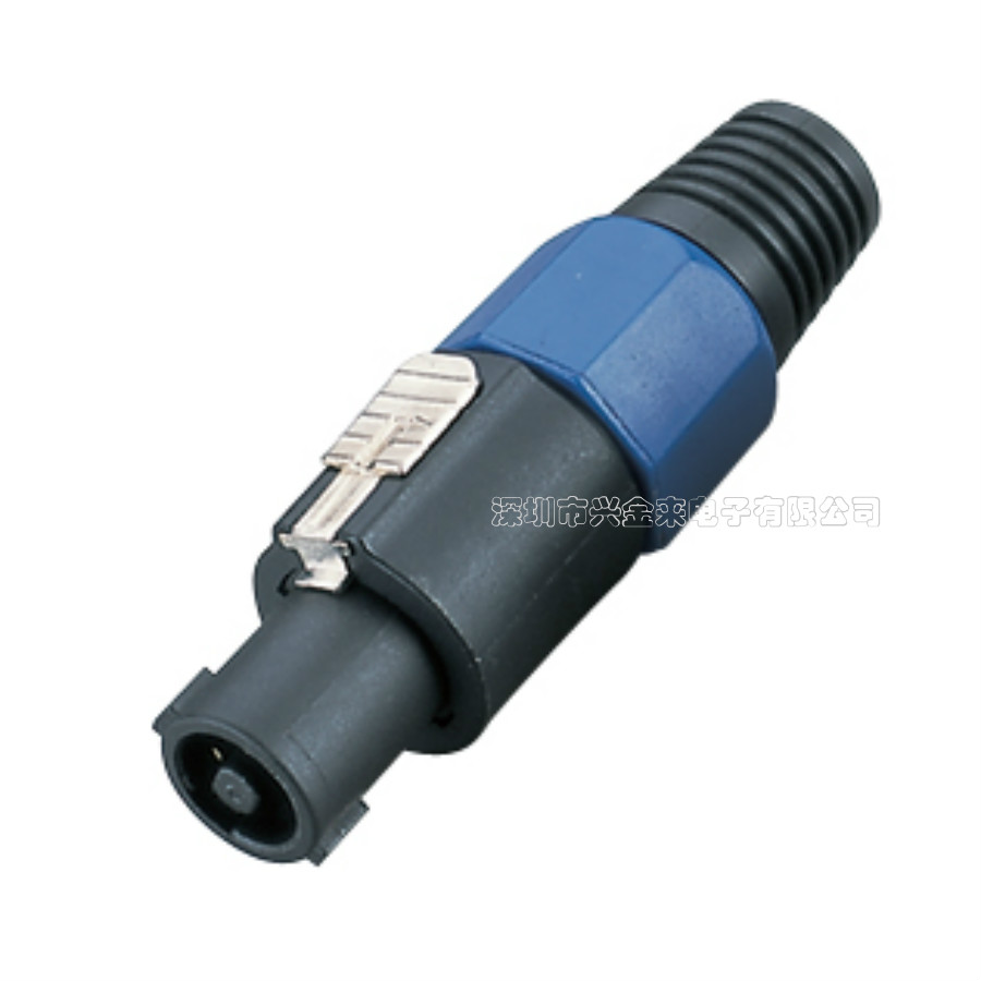 New goods four-core Ohm plug speaker sound box Professional bayonet wiring plug Canon head 4PIN