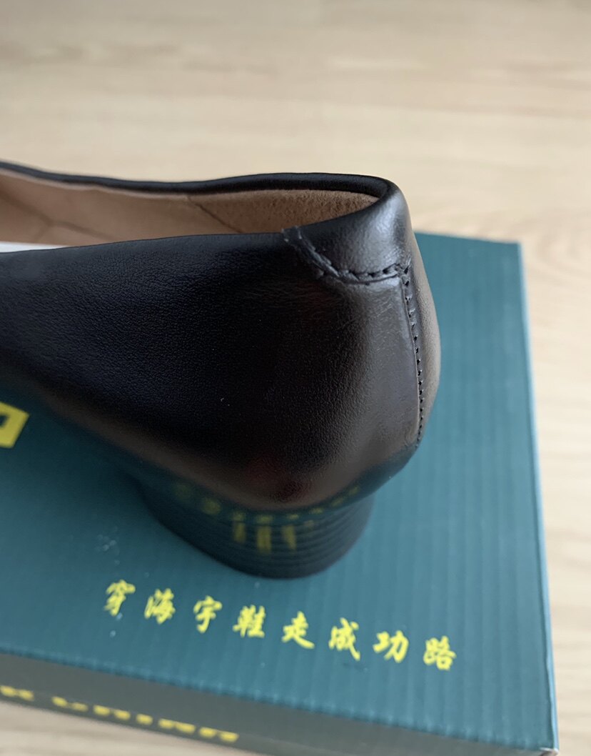 Real brand new Air China flight attendant flight attendant special shoe low help low and medium to passenger cabin flat bottom new brand Haiyu