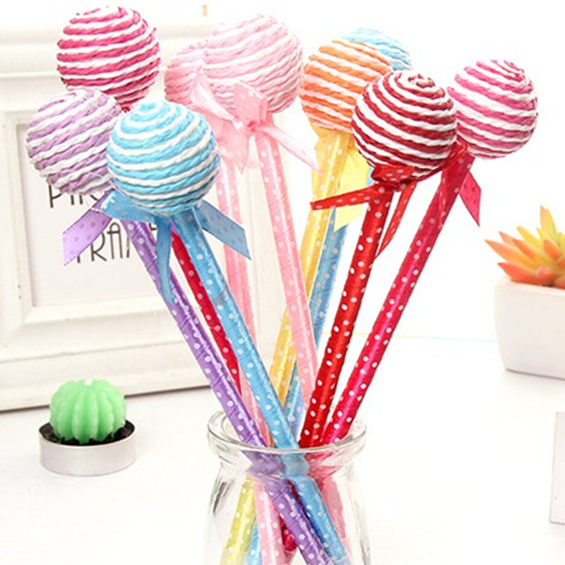 Creative Lollipop ballpoint pen Micro-commercial push small gift Children's June 1 Christmas gift one dollar prize
