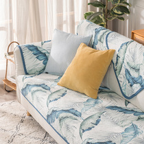 Sofa towel sofa cushion Nordic minimalist modern pure cotton sofa cover cloth art sofa cushion full cotton sofa armrests