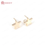 Аксессуар, медные аксессуары, платиновые серьги, DIY, 12мм