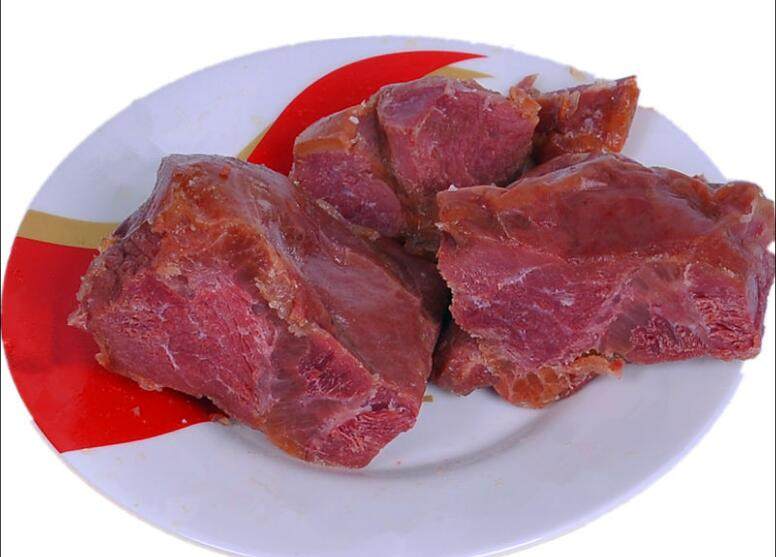 Marinated Yellow Beef, a Specialty of Henan, Is a Fitness-Friendly and Travel-Friendly Food. Vacuum-Packed, Ready-To-Eat, De Rong No-Soup Cooked Food, Five-Spice Beef