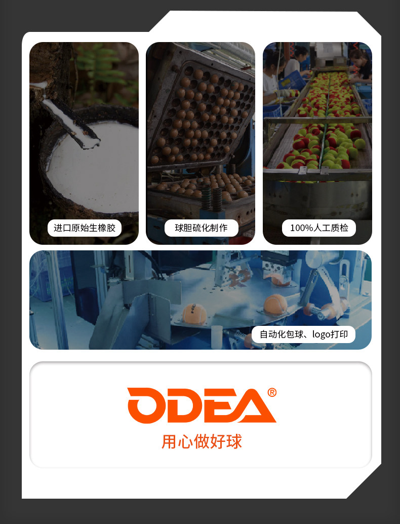 теннисный мяч 欧帝尔odear网球gold无压训练球高弹耐打金球散装网球整袋dd3