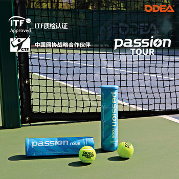 Odear tennis odear passion advanced competition training ball 4 pack high elasticity and durable sports goods