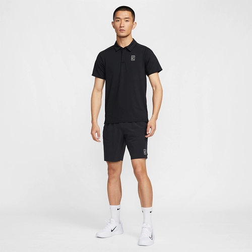 Nike, теннисная форма, дышащая футболка polo для тренировок, короткий рукав, быстрое высыхание