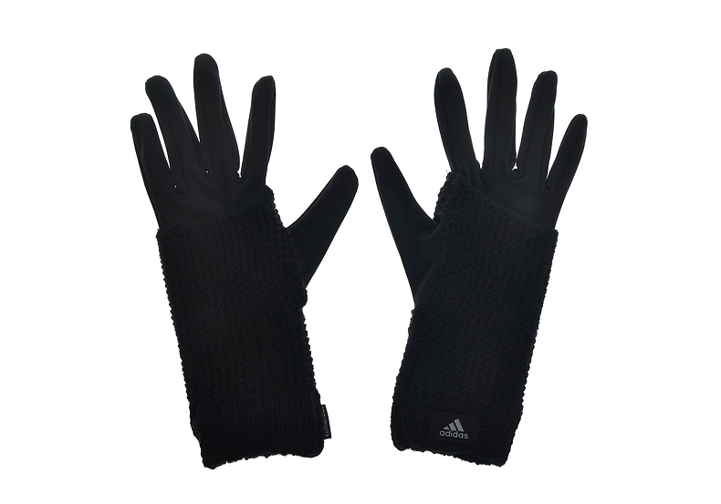 Găng tay nữ Adidas mùa đông ấm áp của phụ nữ đan găng tay đầy đủ AB0471