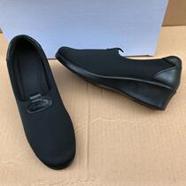 Womens cloth shoes womens black casual shoes flying weaving elastic feet lightweight womens shoes one-pedal womens casual shoes