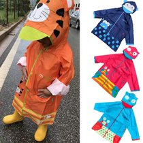 Foreign trade export children raincoat suit small boy girl thick waterproof child child light poncho