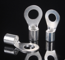 Round notch bare terminal RNB5 5-12 cold pressed terminal copper nose wire nose 1000 bags