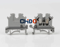 Manufacturer pure copper piece rail type UK16N voltage wiring terminal row UK-16N 16MM square without sliding wire