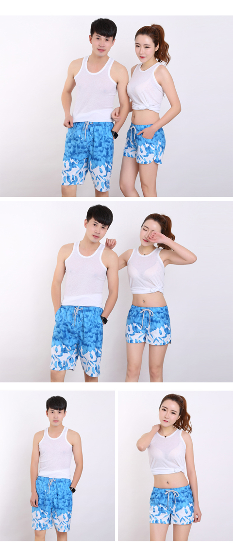 Quần short mùa hè thường năm quần những người yêu thích quần bãi biển nam khô nhanh lỏng kích thước lớn xu hướng lớn quần bên bờ biển kỳ nghỉ 	quần áo đi biển giá rẻ	