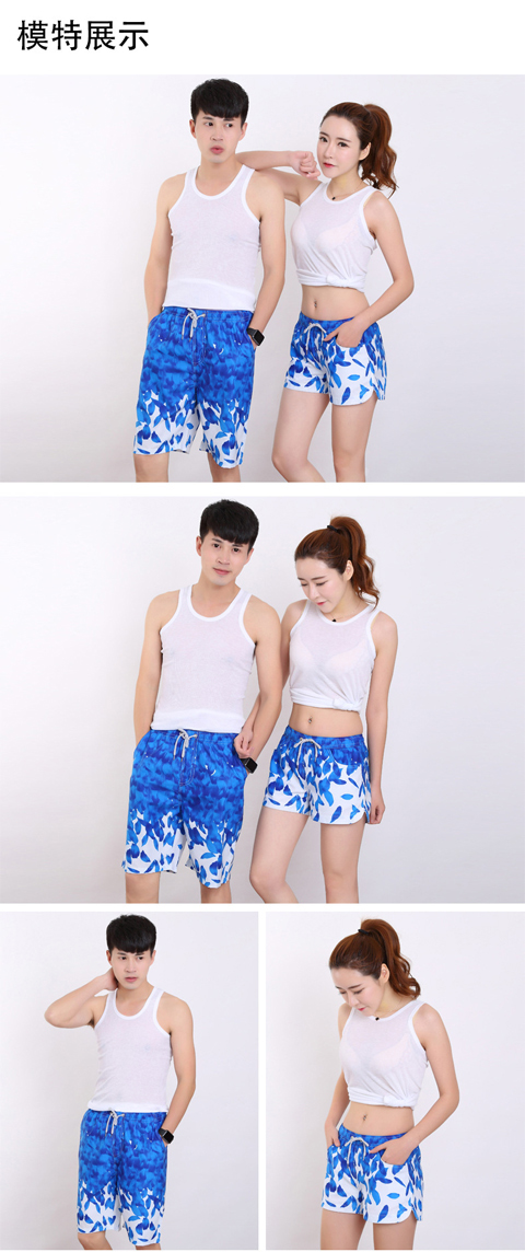Quần short mùa hè thường năm quần những người yêu thích quần bãi biển nam khô nhanh lỏng kích thước lớn xu hướng lớn quần bên bờ biển kỳ nghỉ 	quần áo đi biển giá rẻ	