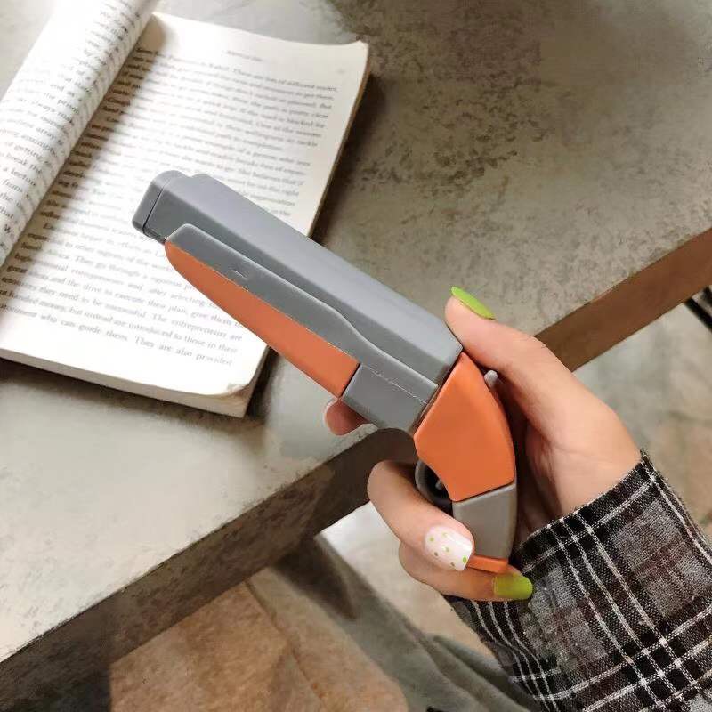 Eat Chicken Loose Pop-up Gun Airpods Protective Sheath s686 Bluetooth 2 Generation Headphones Sleeve k66 Peace Elite h16pro Shell