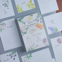 T93 export small objects high-force high-value INS Wind fresh desk calendar calendar gift box