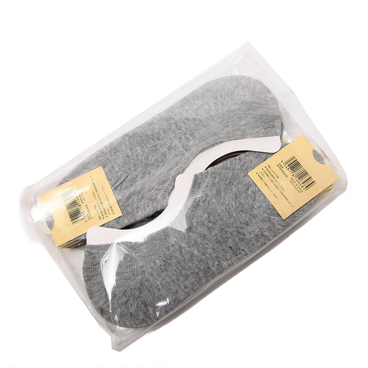 B81 Unprinted home skin breathable absorption and wear - resistant large code anti - skid boat stockings do not retreat one card five pairs