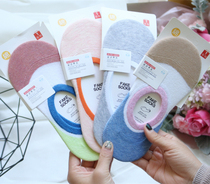 A103 Korea DAN skin-friendly cotton non-slip candy color boat Socks random color 5 pairs do not return