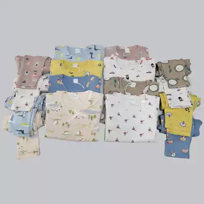 Laflai 2019 autumn new children's clothing children's underwear set Korean fashion multi-color cartoon underwear set