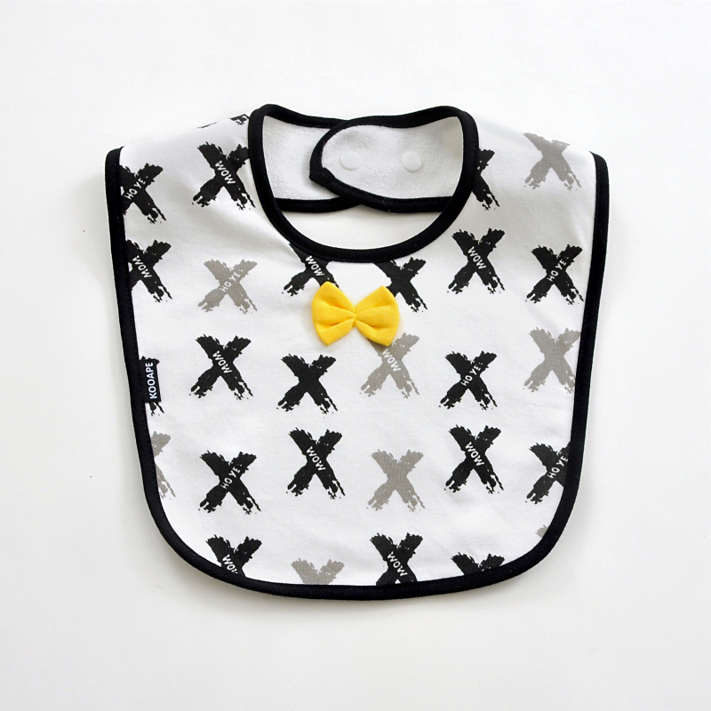 Tide Card Spring Summer Pure Cotton Baby Waterproof Bib Saliva towel Baby surrounding pocket Enlarged Towel Bottom