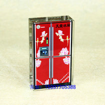 Artificial crystal refrigerator burial cemetery storage ornaments funeral supplies cemetery wreath urn