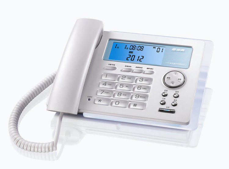 Backgammon 172 telephone caller ID hands-free battery-free blue screen backlight electric wired telephone